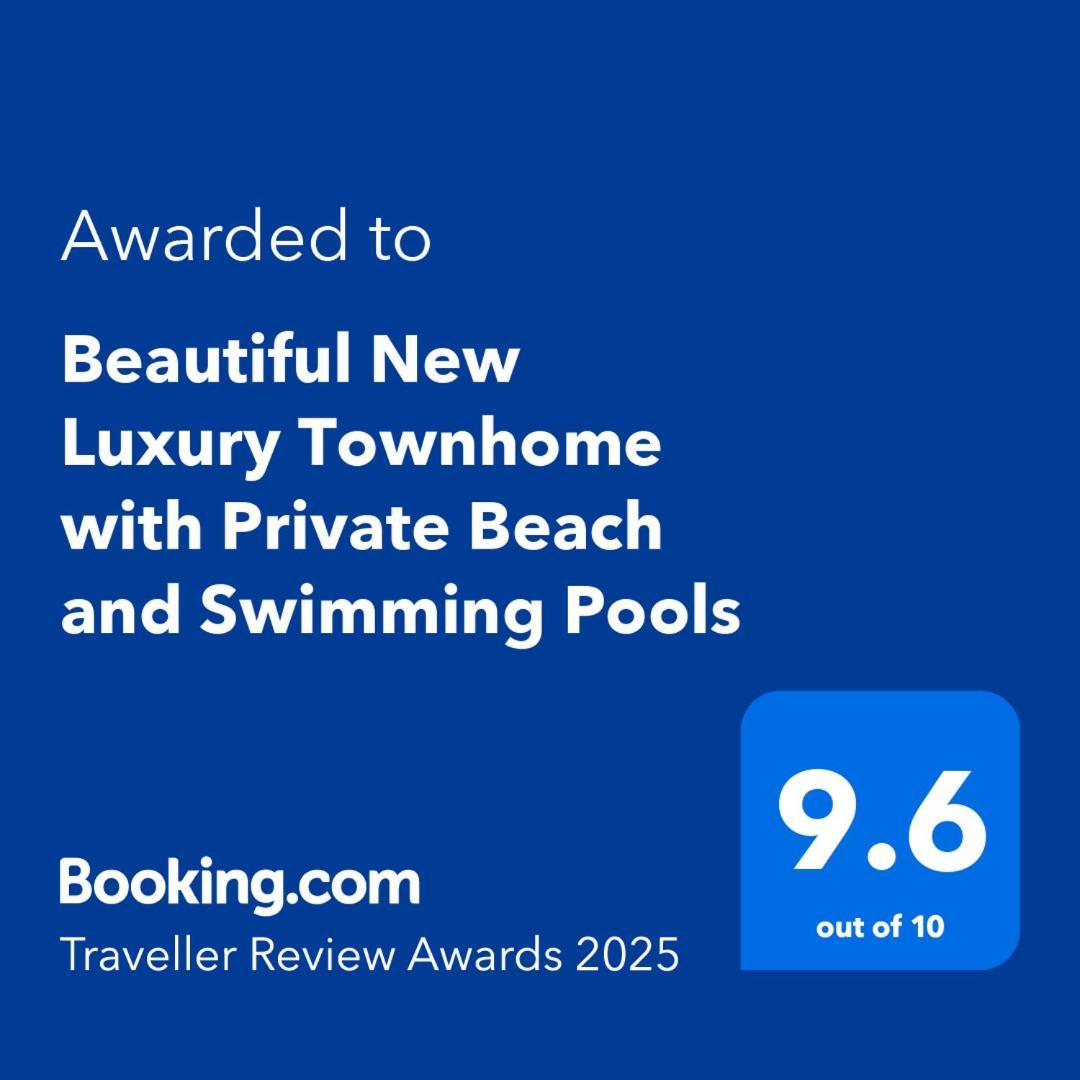 Beautiful New Luxury Townhome With Private Beach And Swimming Pools ラスキン エクステリア 写真